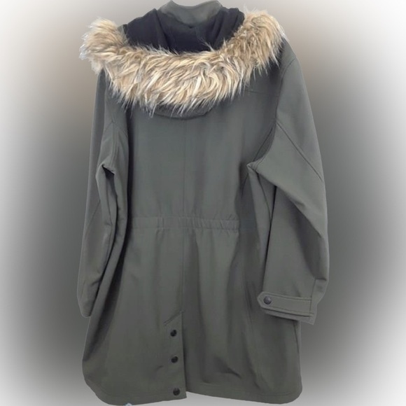 Canada Weather Gear Green/Black Parka Jacket 2X - Picture 2 of 5